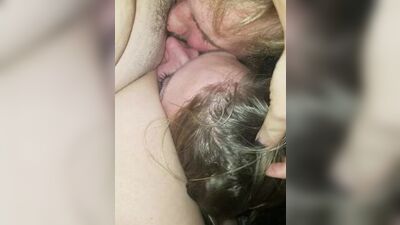 Both of us eating one pussy together