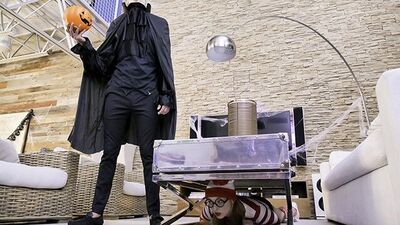 ExxxtrSmall - Costumed Cutie Fucks A Hung Creep