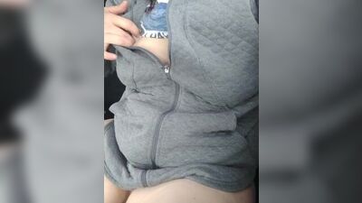 Public masturbation in front of a security guard!!