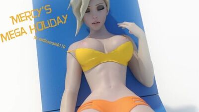 Mercy's mega holiday (giantess growth)