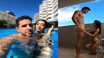 Puta Argentina es Pillada en la Pileta y Cogida Salvajemente