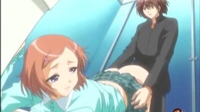 Young Lovers Fuck Bareback In Toilet - Hentai.xxx