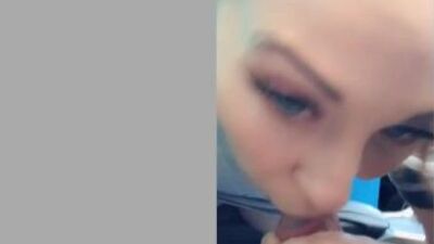 Cherie DeVille edging her stepsons cock while running errands for 4 hours