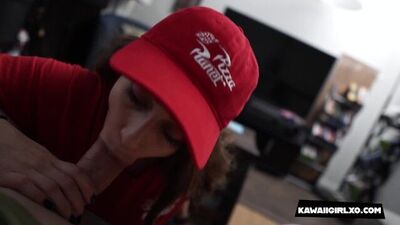 Pizza Planet Delivery Girl Works Hard For Her Tip.