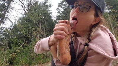 Cleaning My Very Dirty Feet. Lots of Spitting