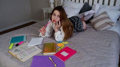 Fucking My Stepsister For Bad College Grades And Cumming In Her Tight Pussy - Anny Walker