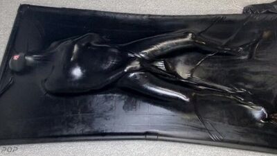 Vacbed + Lube + Bad Dragon Nox Dildo + Wand = Multiple Orgasms for Miss Perversion