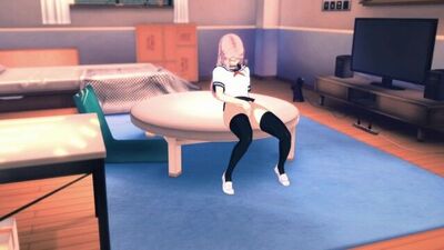 SAKURA MASTURBATES ON TABLE and gets extreme shaking orgasm - ; anime porn uncensored NARUT[3d hentai]