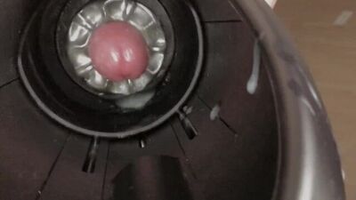 First time using Fleshlight Launch with the Quickshot - ; 5 cumshots in a row