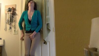 Get out of the Bathroom, (step)Son! - Mrs Mischief ageplay milf PEE pov