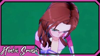 POV fucking Atom Eve on the rooftop, fucking her doggystyle against a fence. Invincible Hentai.