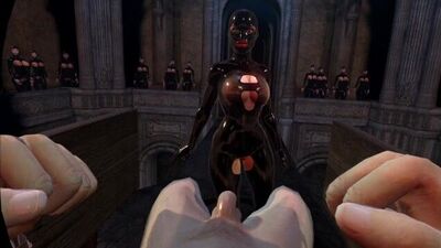 Citor3 VR SFM 3D XXX Games Bondage huge tits latex mistress sucks off twice double oral creampie