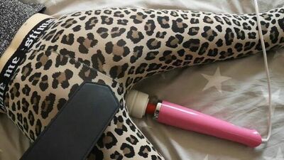 good girl cums hard from being spanked - ;- ; loud, intense, trembling orgasm