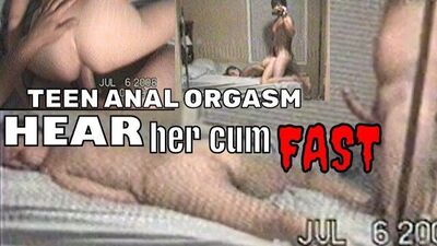 Teen first time anal, she orgasms quickly. Kinda funny vid actually