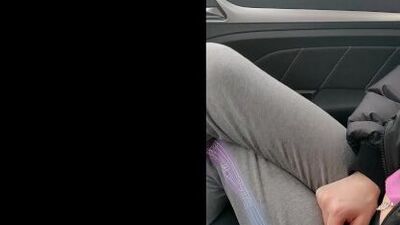 Desperate to pee in the car on the mountain