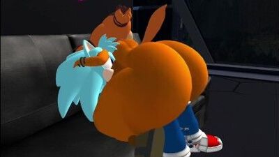 Sticks the Badger X Sonic OC