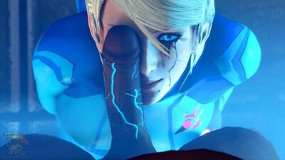 Samus Throat Fucked Metroid