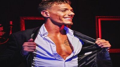 COCK ADDICTION 4K Giant dick of Chris Diamond anal hard on 50 shades parody