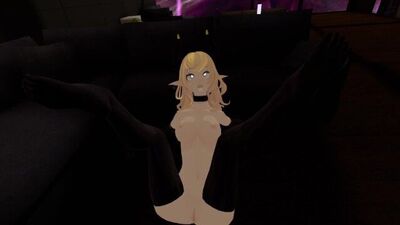 I let a simp fuck me IRL, while I'm playing VRCHAT (POV)