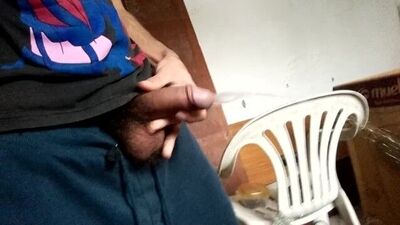 putting my cock out to pee #111