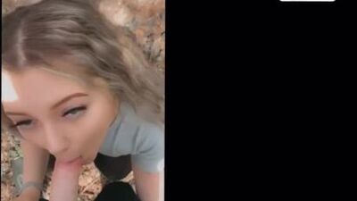 Hot Blonde Geordie Sucks Dick And Takes A Facial In Public - ; GeordieDuo