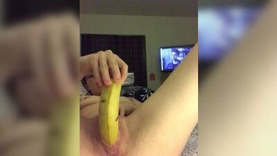 I FUCKED MYSELF WITH A BANANA THEN ATE IT!