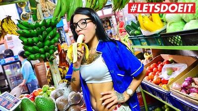 LETSDOEIT - Beautiful Tattooed LATINA TEEN Gets Drilled Hard And Facialized