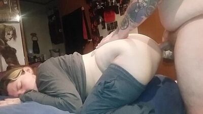 Brunette Wife Gets Fucked in the Ass