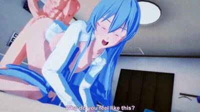 Akame ga: Esdeath Seduces Tatsumi (3D Hentai)