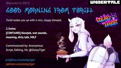 [UNDERTALE] Toriel - Good Morning Blowjob - ; Erotic Audio Play by Oolay-Tiger