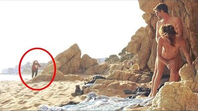 Couple Caught Having Sex at the Beach