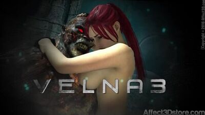 Amusteven's Velna 3 Trailer - Release 9/24/16 - Monster Fucks Hot Red Head