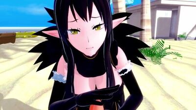 Semiramis FATE GRAND ORDER Sex on the beach 3D HENTAI