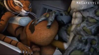 Animelois Tai Lung from Ku Fu Panda fucks master tigress.mp4