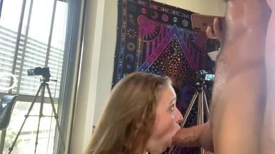 Beautiful blonde teenager takes on first massive cock