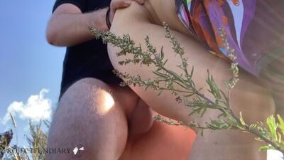 nice tight pussy nature outside fuck risky public sunny in a park cumshort