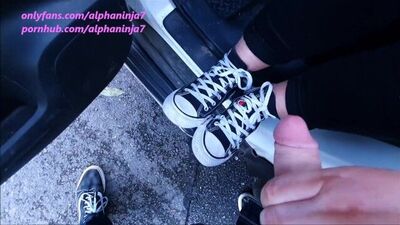 Fuck Me in the Carpark & Cum on My Sneakers