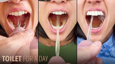 Toilet for a Day - 24h of Piss Drinking!