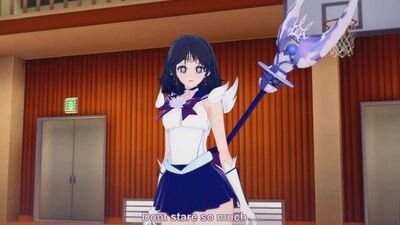 (3D Hentai)(Sailor Moon) Sex with Hotaru Tomoe (Sailor Saturn)