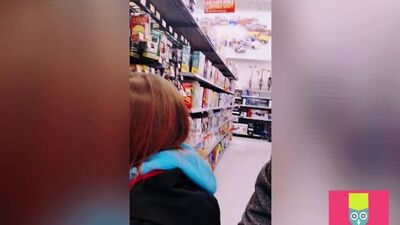 NUT IN AISLE 69**Full 1AM IN PUBLIC CREAMPIE WITH THE HUBBY ....