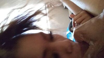 ebony big ass amateur cum in mouth cum shot deepthroat pov