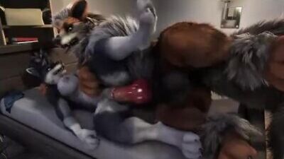 Straight Wolf Yiff-HD Animation!