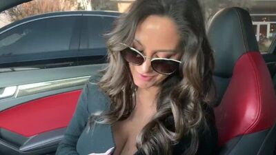 Ava Adams After Scene Blowjob!!