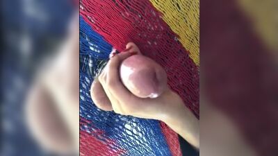 Possible the best cumshot and best position to handjob