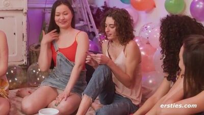Ersties Dare Ring - X rated truth or dare game ends up in Wild Orgy