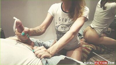 The Longest Handjob made by Amateur Girl with two Cumshots - Natali Fiction