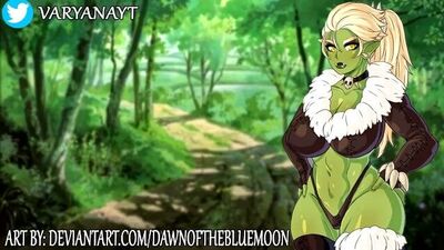 First Time with Orc Girlfriend [Part 2 of spooned by orc]