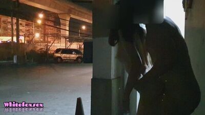 Asian Thai Public sex on the street