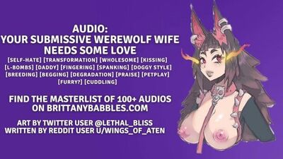 Audio: Your Submissive Werewolf Wife Needs Some Love