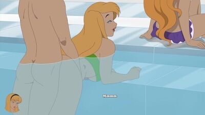 Milftoon Drama - ep.1 - ASS FUCK IN THE POOL